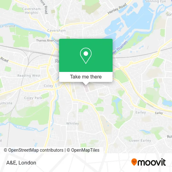 A&E map