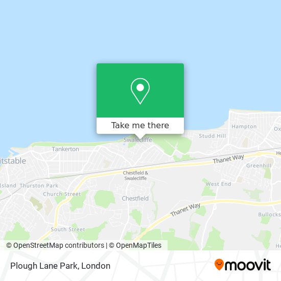 Plough Lane Park map