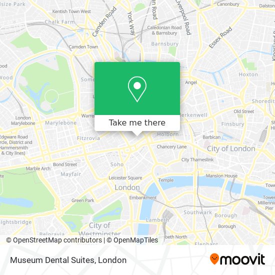 Museum Dental Suites map