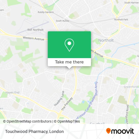 Touchwood Pharmacy map