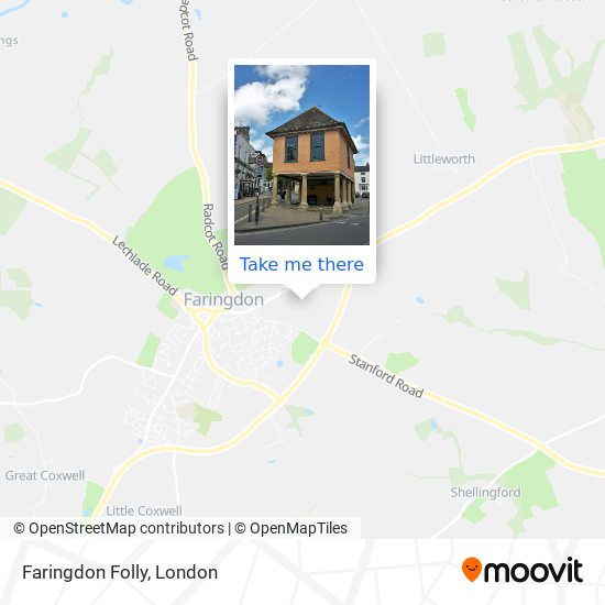 Faringdon Folly map