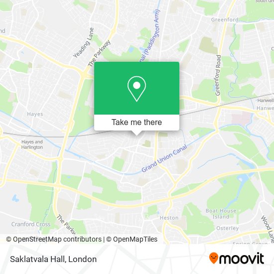 Saklatvala Hall map