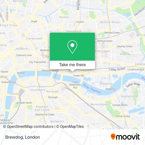 Brewdog map
