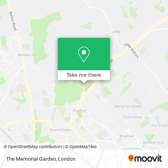 The Memorial Garden map