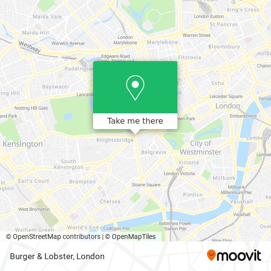 Burger & Lobster map