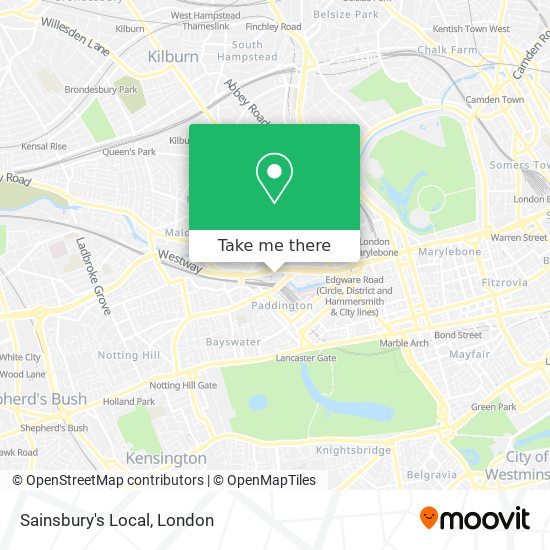 Sainsbury's Local map
