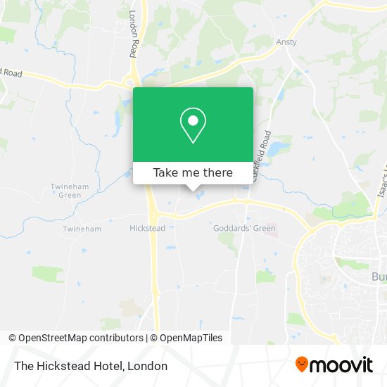 The Hickstead Hotel map