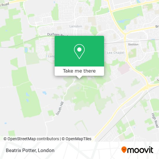 Beatrix Potter map