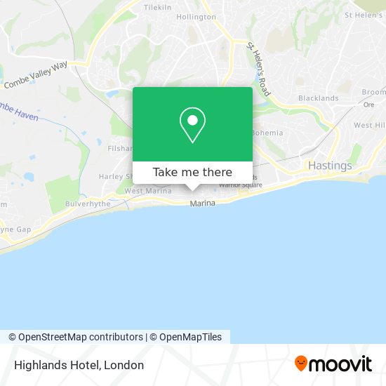 Highlands Hotel map
