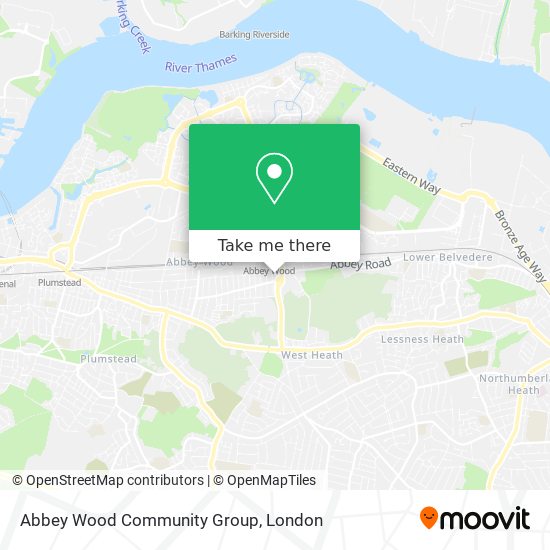 Abbey Wood Community Group map