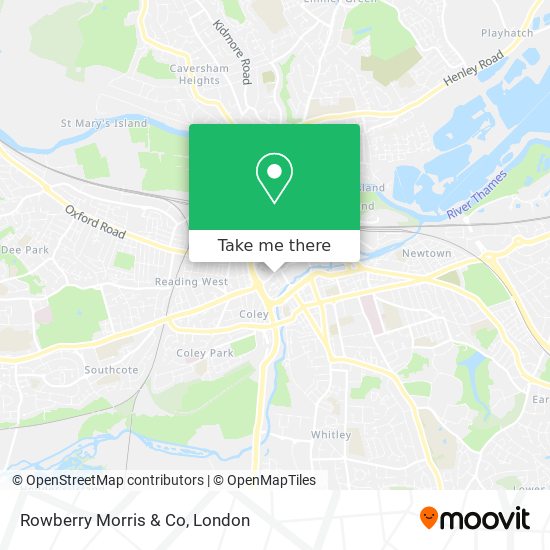 Rowberry Morris & Co map