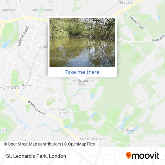 St. Leonard's Park map