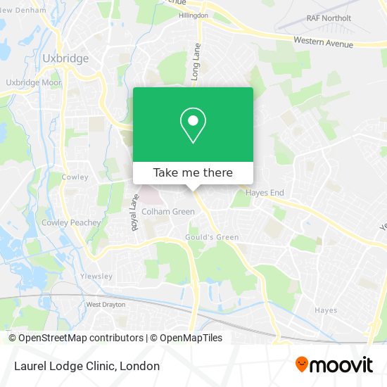Laurel Lodge Clinic map