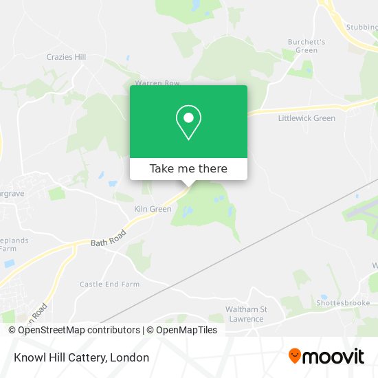 Knowl Hill Cattery map