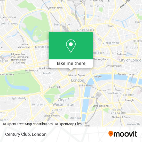 Century Club map
