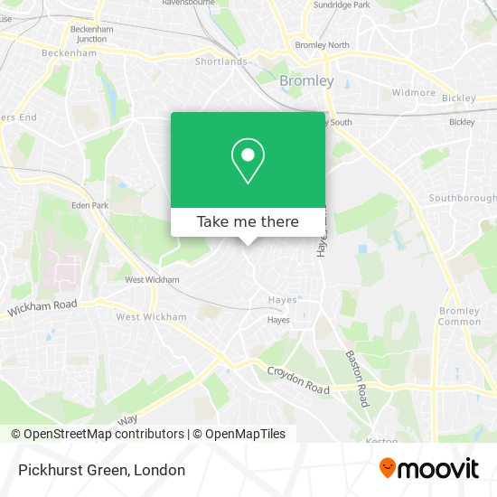 Pickhurst Green map