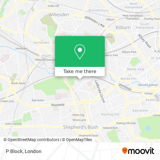 P Block map