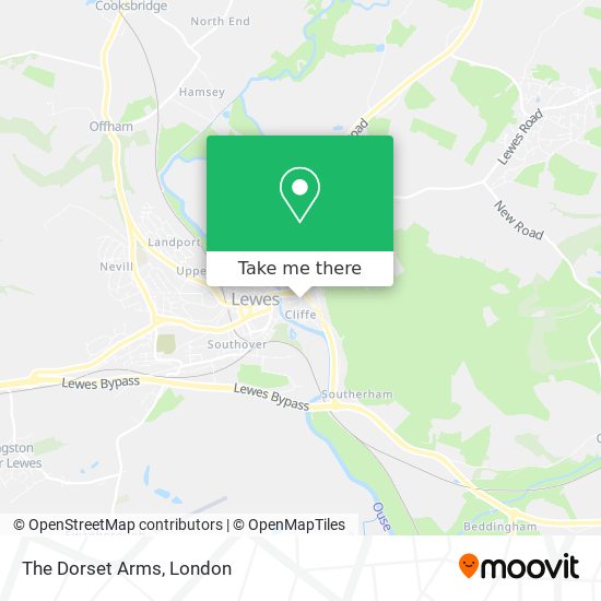 The Dorset Arms map