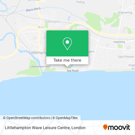 Littlehampton Wave Leisure Centre map