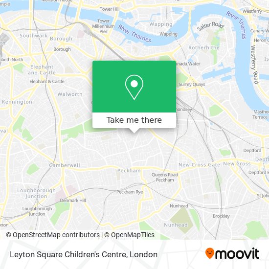 Leyton Square Children's Centre map
