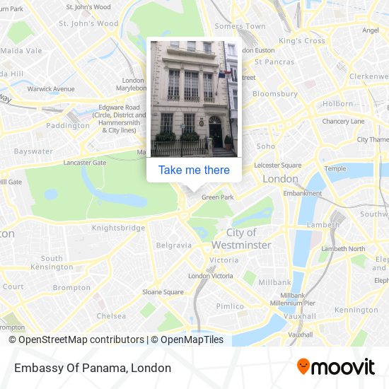 Embassy Of Panama map
