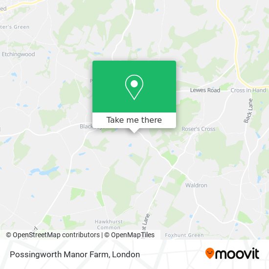 Possingworth Manor Farm map