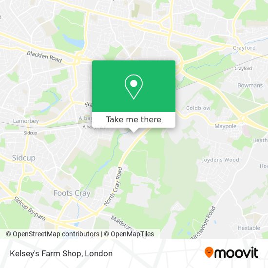 Kelsey's Farm Shop map