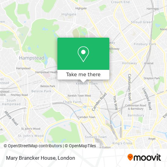 Mary Brancker House map