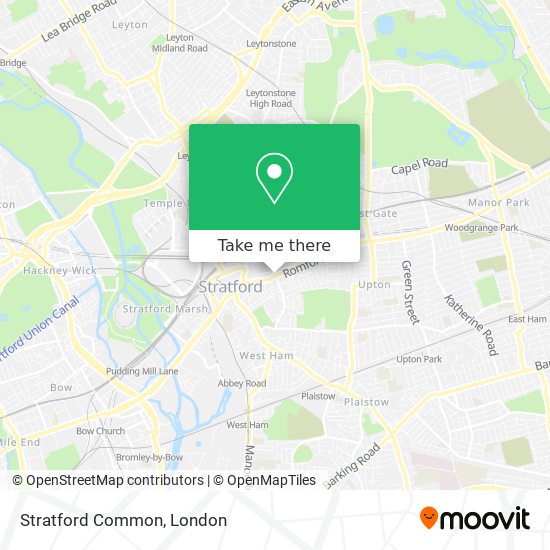 Stratford Common map