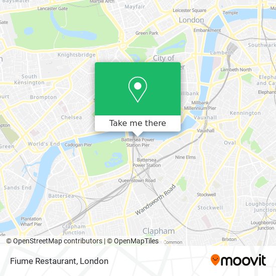 Fiume Restaurant map