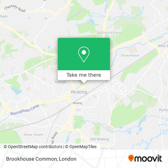 Brookhouse Common map