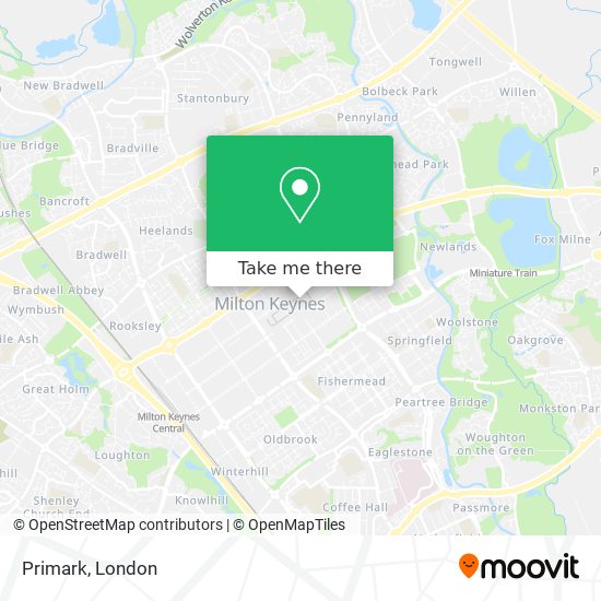 Primark map