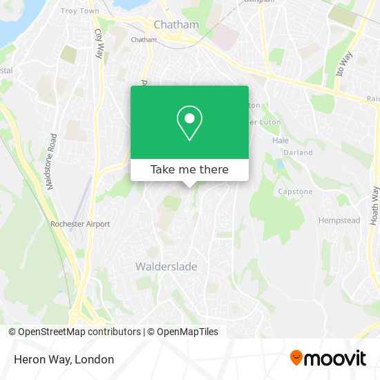 Heron Way map