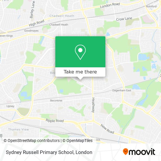 Sydney Russell Primary School map