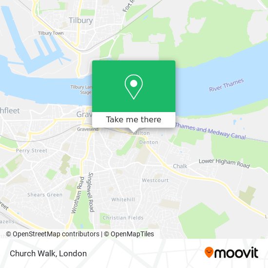 Church Walk map