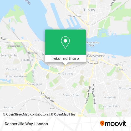 Rosherville Way map