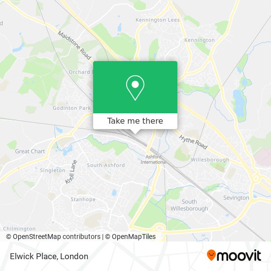 Elwick Place map