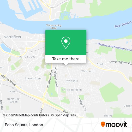 Echo Square map