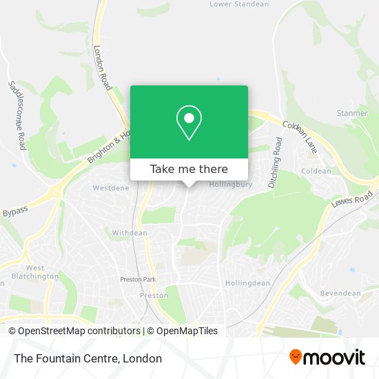 The Fountain Centre map