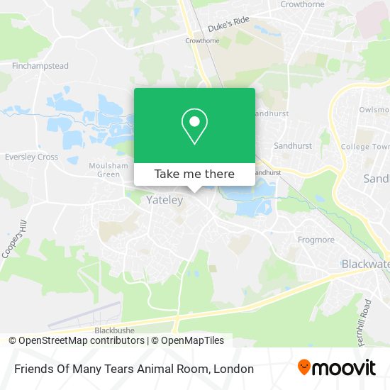 Friends Of Many Tears Animal Room map