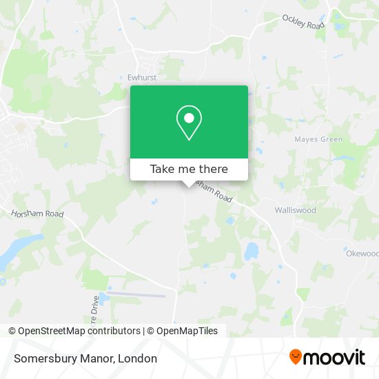 Somersbury Manor map