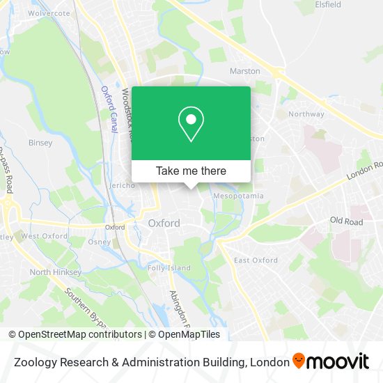 Zoology Research & Administration Building map
