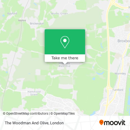 The Woodman And Olive map