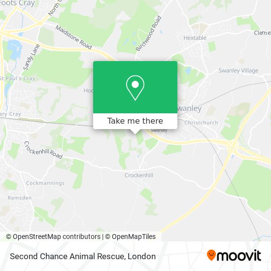 Second Chance Animal Rescue map