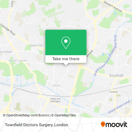 Townfield Doctors Surgery map