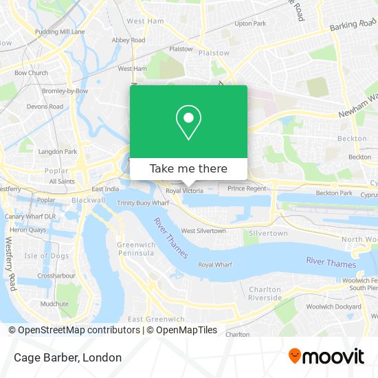 Cage Barber map