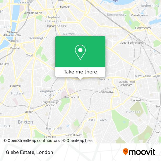 Glebe Estate map