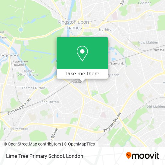 Lime Tree Primary School map