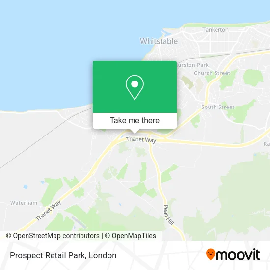 Prospect Retail Park map