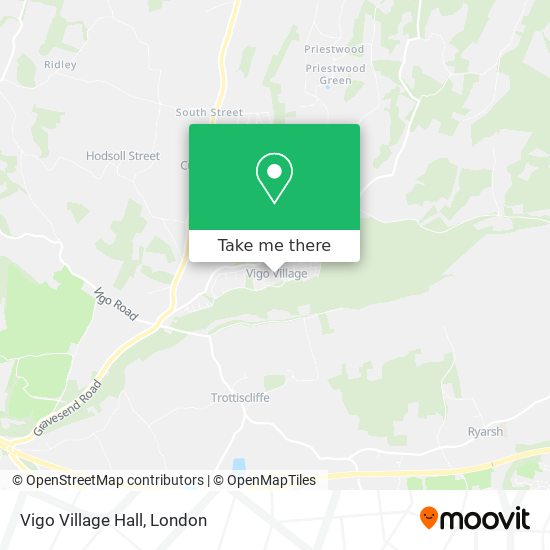Vigo Village Hall map